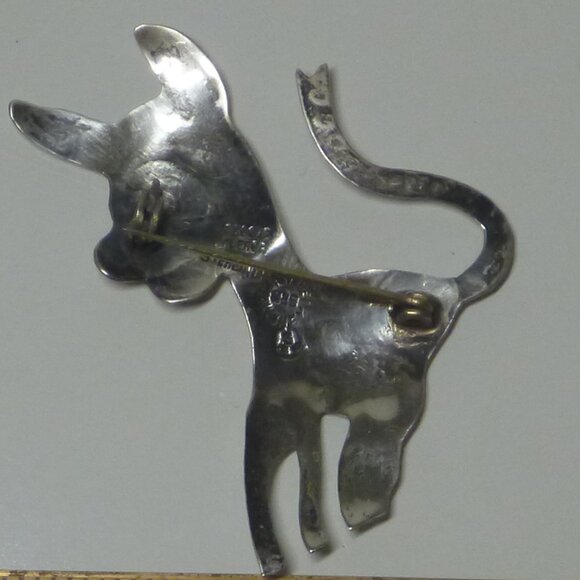 Vintage Sterling Silver J. Alvarez Donkey Brooch  Pin - Picture 5 of 8